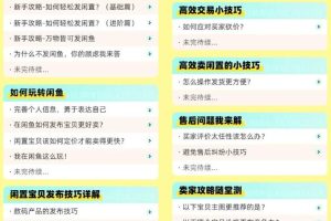 鱼店曝光的思路玩法：提升，极速卖、咸鱼币抵扣、曝光卡推广的副业分享