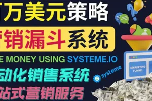 如何利用营销漏斗（Sale Funnels）赚百万美元：自动销售系统！