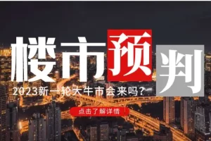 某公众号付费文章《2023楼市预判：新一轮大牛市会来吗？》!
