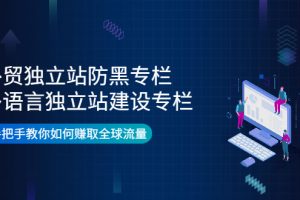 外贸独立站防黑专栏+多语言独立站建设专栏，手把手教你如何赚取全球流量