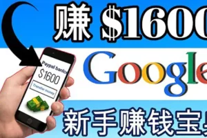 零成本通过Google复制粘贴来简单赚取收益，几分钟赚1600美元