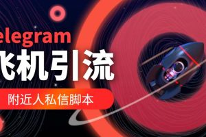 【引流必备】国外Telegram飞机引流脚本，解封双手自动引流【脚本+教程】