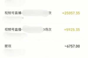 视频号新赛道，付费直播项目！日入500－1000+