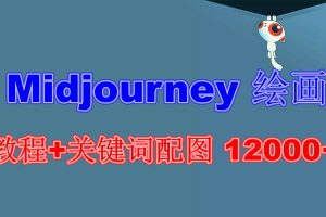 Midjourney 绘画教程+关键词配图 12000+软件+教程（更新）