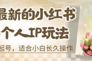 8月最新的小红书母婴个人IP玩法，七天螺旋起号，适合小白长久操作(附带全部教程)