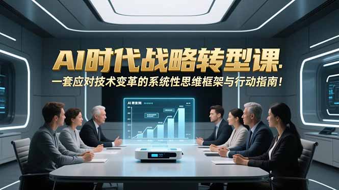 AI时代战略转型课:一套应对技术变革的系统性思维框架与行动指南