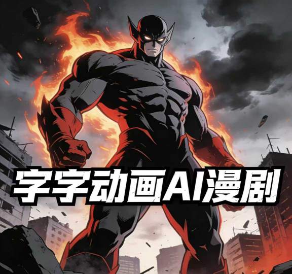 字字动画AI漫剧2026年第1期系统课程，小白看完就能学会实操的漫剧课，单人月收1-3W |