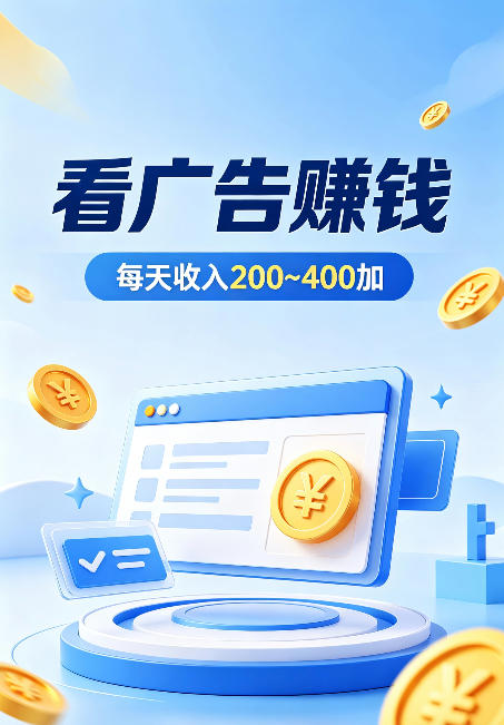 普通人必做副业,ai自动浏览广告计划,零经验上手,日入2-4张,稳定增收,风口红利